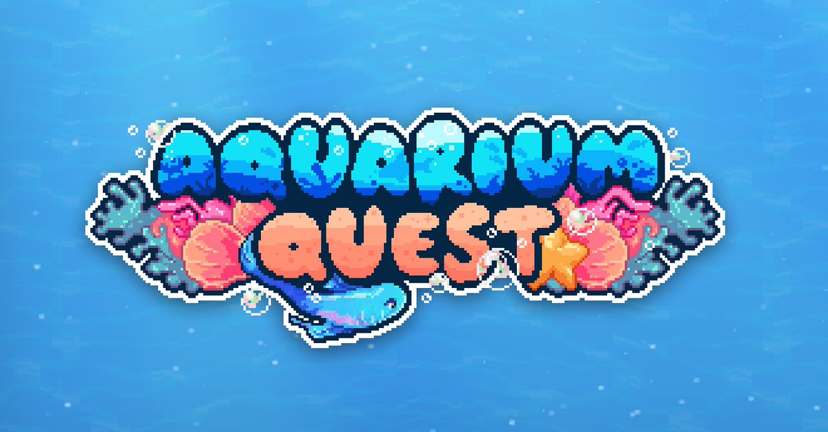Aquarium Quest 

A cozy game where you collect, raise and breed aquatic pets in beautiful pixel aquariums while passively earning tokens and NFTs. 

Dev - <a href="/based64_eth/">based64</a>