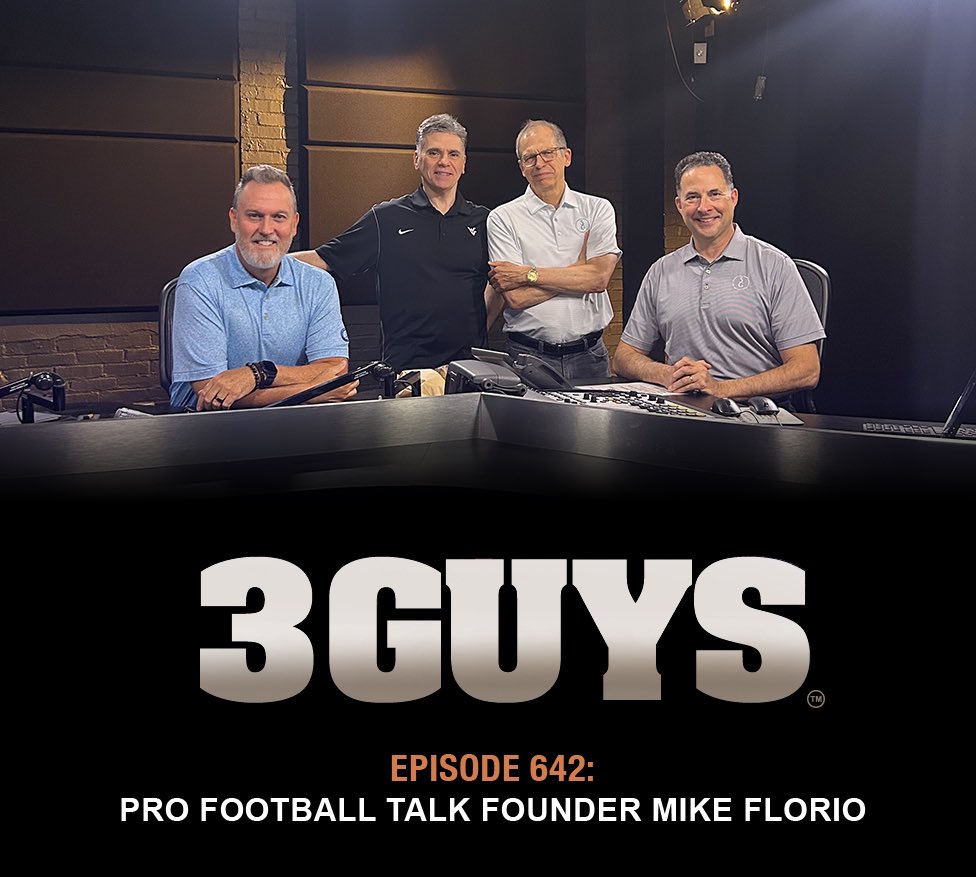 TonyCaridi's tweet image. 🚨 New Episode Drop!
We’ve got the one and only @ProFootballTalk’s Mike Florio on the mic.
Hot takes, real talk, and rapid-fire topics with @bradhowe07 & @HoppyKercheval.
🎧 Hit play now → @3Guys__
spreaker.com/episode/3-guys…