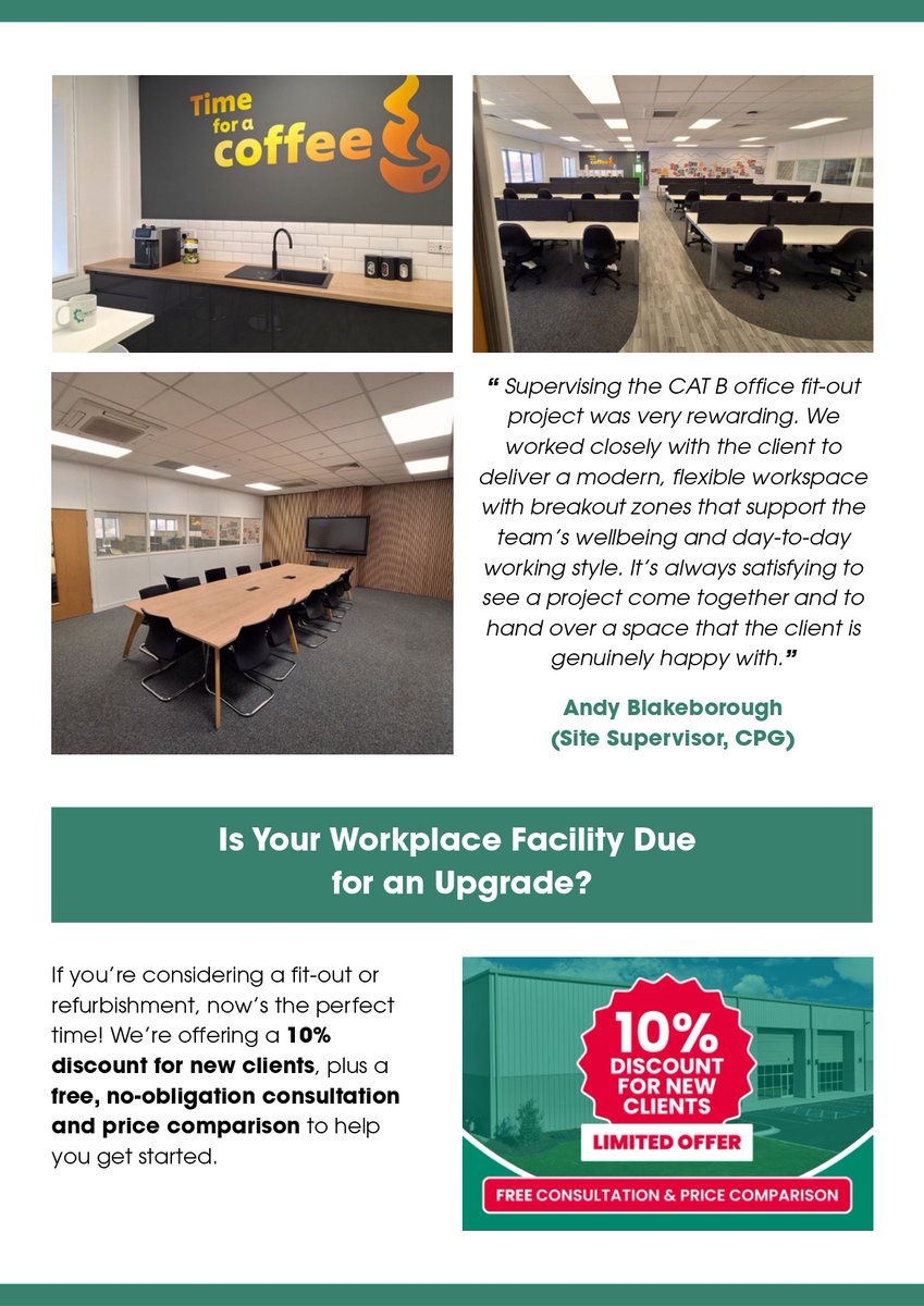 ProjectsConcept's tweet image. Fresh Off the Press: Our Q2 Newsletter Is Here! 📢

Swipe to see how we’ve been delivering high-quality projects, supporting community initiatives, and expanding our network at key industry events.

Want our updates straight to your inbox? Sign up today conceptpg.co.uk