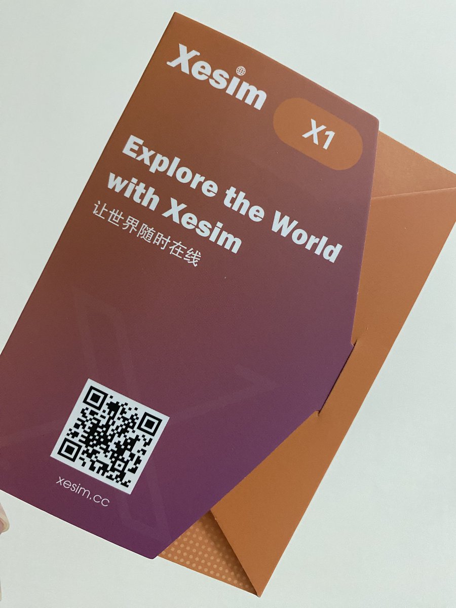 YSC1219's tweet image. 收到Xesim
感謝@yuchensol 抽獎!
10月去加拿大自助旅行能用上了~
期待一趟完全擺脫換sim卡的旅程
好用的話之後來試試看Xesim X2 Pro
@xesimcc
#Xesim XesimX2Pro