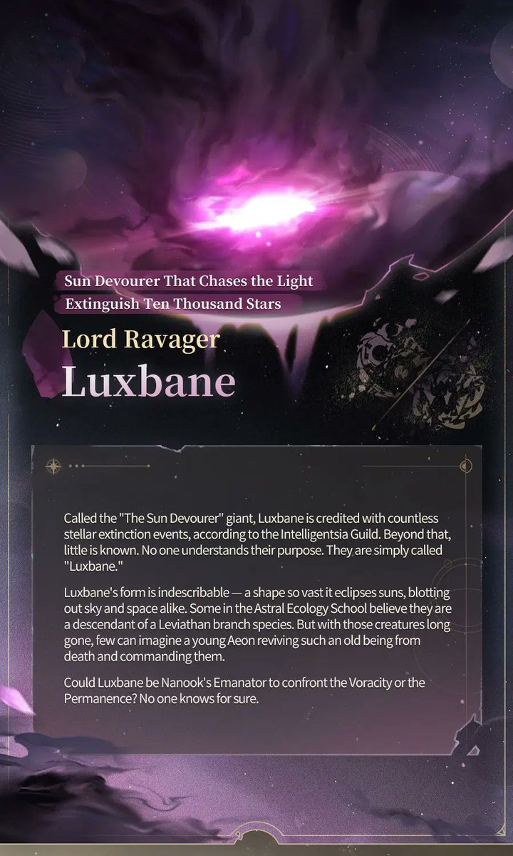 ☄. *. ⋆ Timely Luxbane *ੈ ‧₊˚ (@sundevourer_) / Posts / X