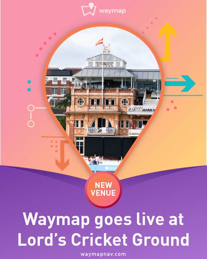 WaymapOrg's tweet image. Waymap is now ready to use at Lord’s Cricket Ground! 

Our personal navigation app is setting a new standard in accessibility for sports fans at the Home of Cricket. Everyone visiting Lord’s, including people with disabilities, can now use Waymap to find their way to seats,…