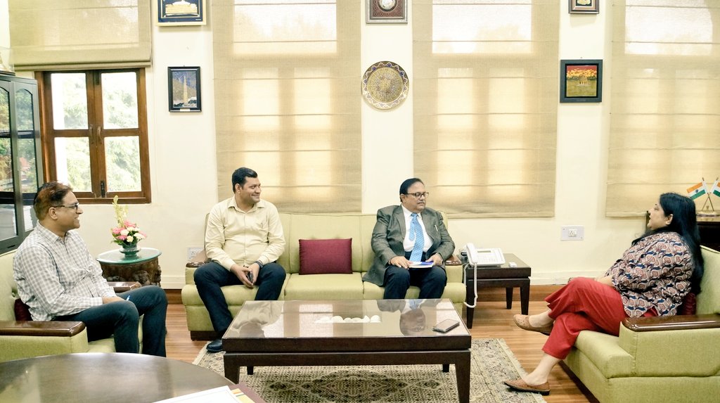 A step forward in global engagement.

#MGCU has signed a significant MoU with the Indian Council of World Affairs (ICWA), New Delhi to promote academic collaboration in international relations and Indian foreign policy.

Signed by Hon'ble Vice Chancellor Prof. Sanjay Srivastava