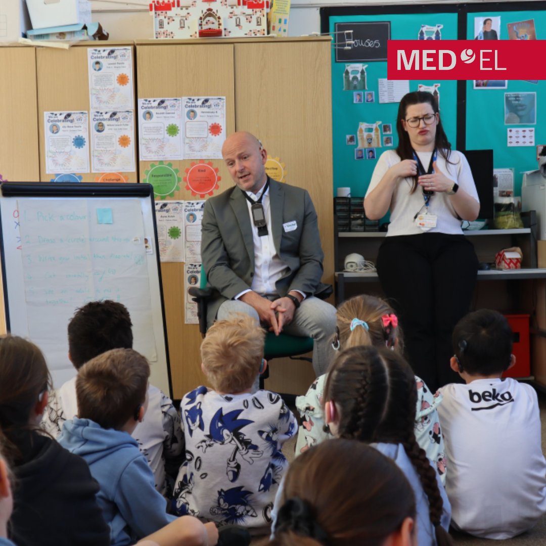 Our colleague Stuart recently shared his hearing journey at a Deaf Role Model Day in Eastbourne, from childhood adventures to becoming an accredited therapist, and working for BeHeard by MED-EL. 
 
💬 His message? “The thing we have in common is that we ARE different.”