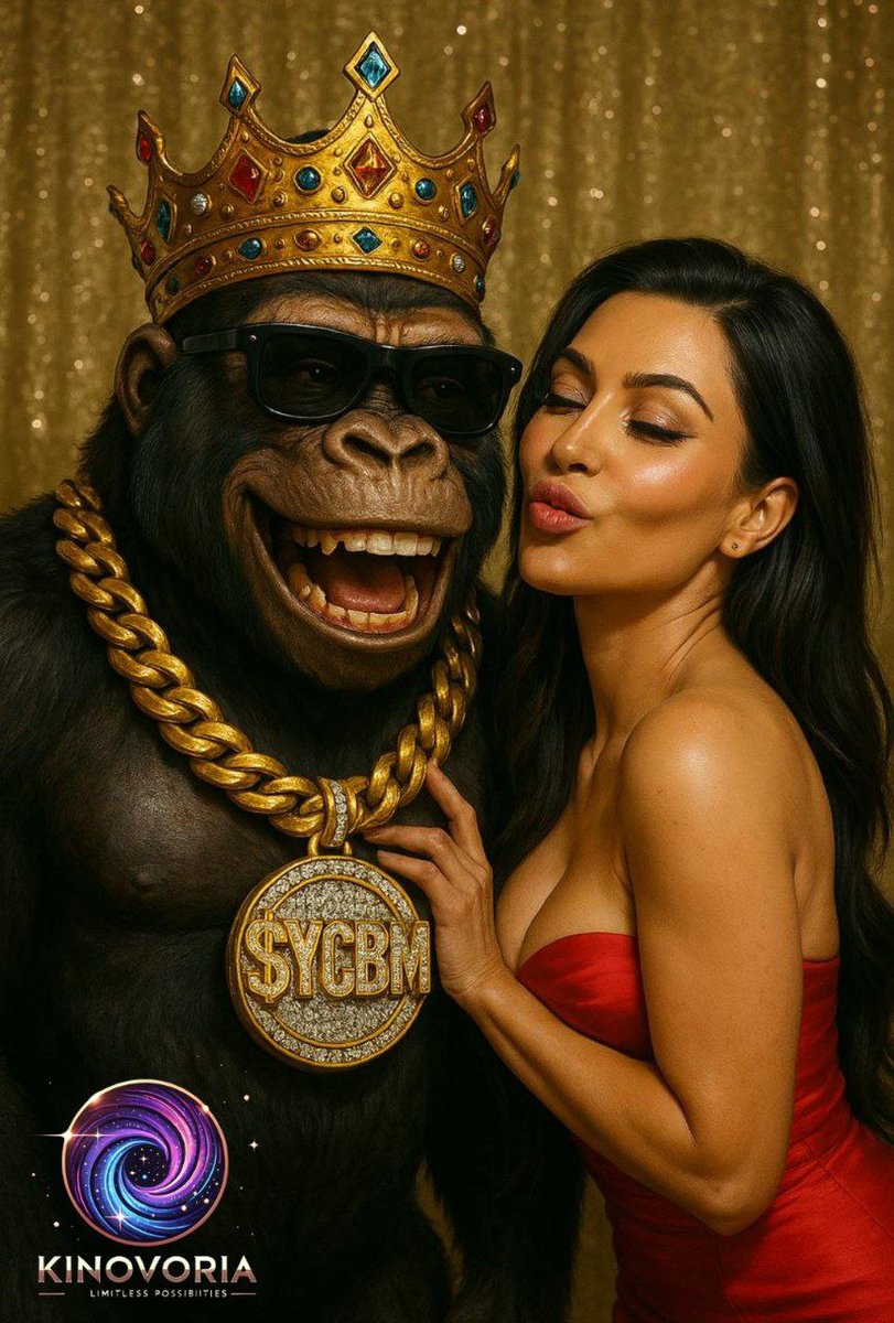 🔥👑 Big Drip &amp; the Queen Kiss 👑🔥

She kisses the crown — not the man.
Big Drip didn’t come to follow trends. He owns them.
One crown. One chain. One coin: $YCBM.

This is the meme coin for people who know that wealth isn’t just numbers in a wallet — it’s power, style, and