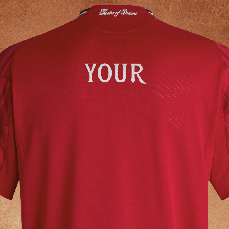 ManUtd's tweet photo. We've had fun with the wallpapers, but you can own the real thing 🔥

Head to United Store for your personalised 2025/26 home shirt 🔴