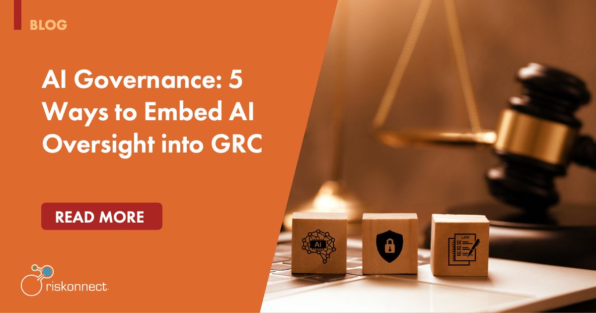 How can you move fast, build trust – and reduce risk? Embed AI governance into your current GRC program. 👉Here’s how: bit.ly/4kUZVLr

#GRC #AIGovernance