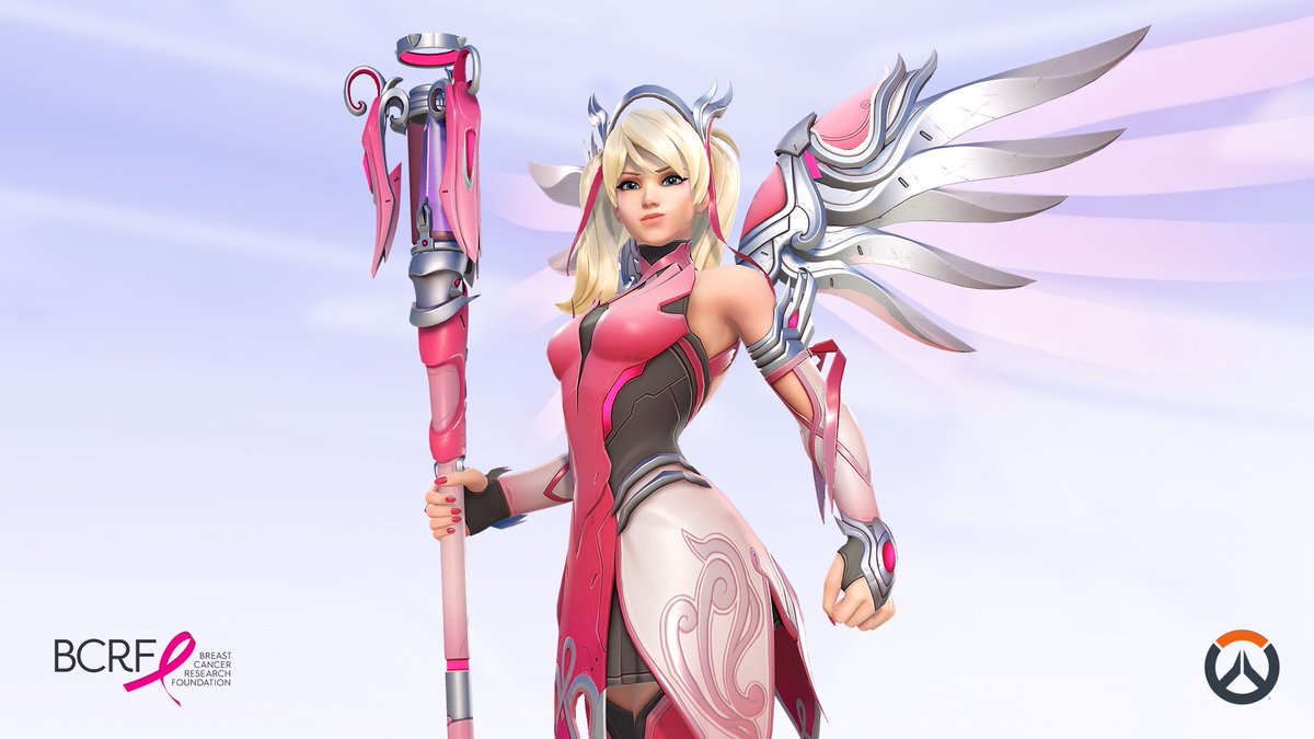Sahilow's tweet photo. 1 year ago today, Overwatch brought back pink Mercy alongside rose gold Mercy to support the Breast Cancer Research Foundation
#overwatch2 #pinkmercy #BCRF #BreastCancerAwareness https://t.co/V0NOTtBczR