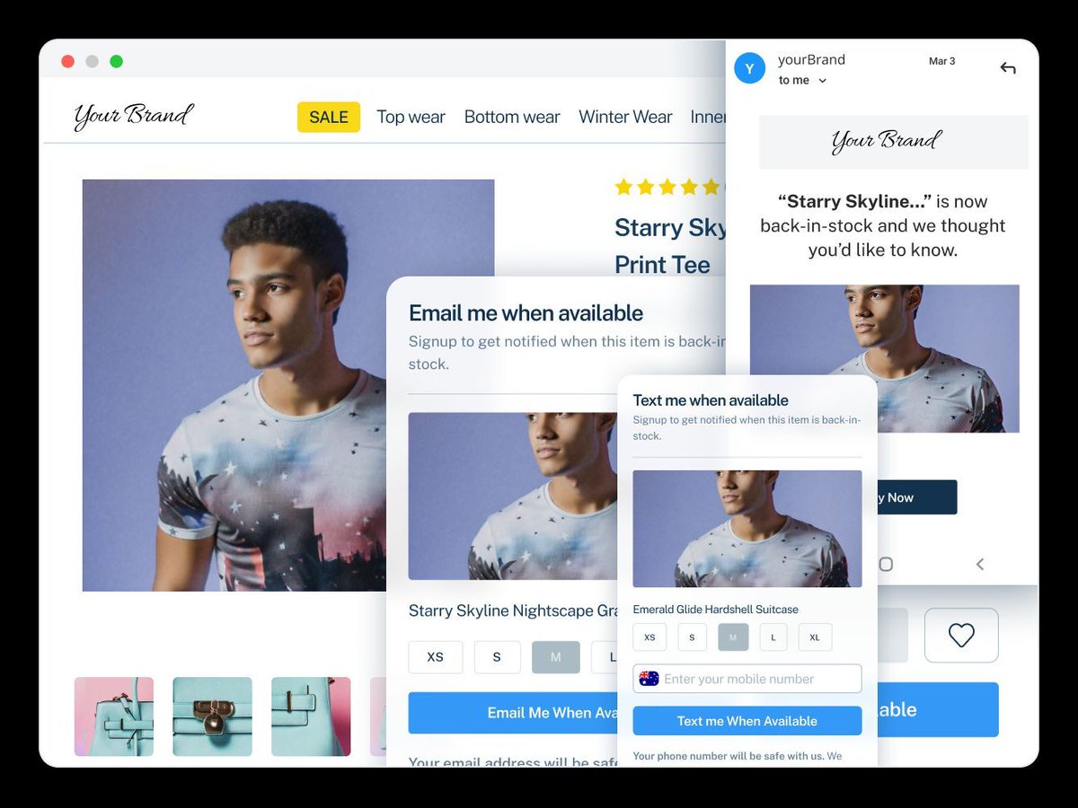 A great shopper experience isn’t just about what’s in stock, it’s how you handle what’s not.
Back-in-stock alerts turn “sold out” into “still interested.”

🔗Power your alerts with Swym → buff.ly/d33SvfE

#ecommerce #shopperexperience #backinstock #DTC #wishlistmarketing
