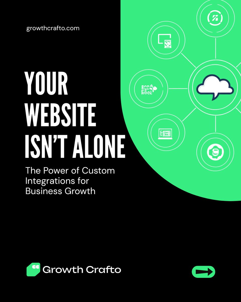 growth_crafto's tweet image. Your website shouldn’t work alone.
We build custom integrations that connect your site with CRMs, analytics, marketing tools &amp;amp; more.

Power up your digital ecosystem ⚡

#webflow #customintegrations #NoCode  #GrowthCrafto #Automation #webdesign #WebDevelopment