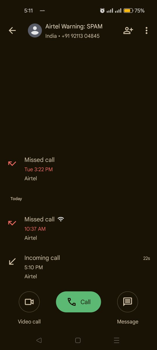 lo_omkar's tweet photo. @Airtel_Presence receiving spam calls inspite of registering for DND.What is the use of spam free network? https://t.co/7Km98ghCzx