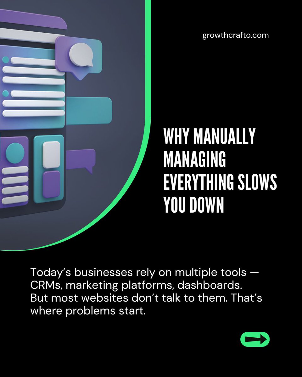 growth_crafto's tweet image. Your website shouldn’t work alone.
We build custom integrations that connect your site with CRMs, analytics, marketing tools &amp;amp; more.

Power up your digital ecosystem ⚡

#webflow #customintegrations #NoCode  #GrowthCrafto #Automation #webdesign #WebDevelopment