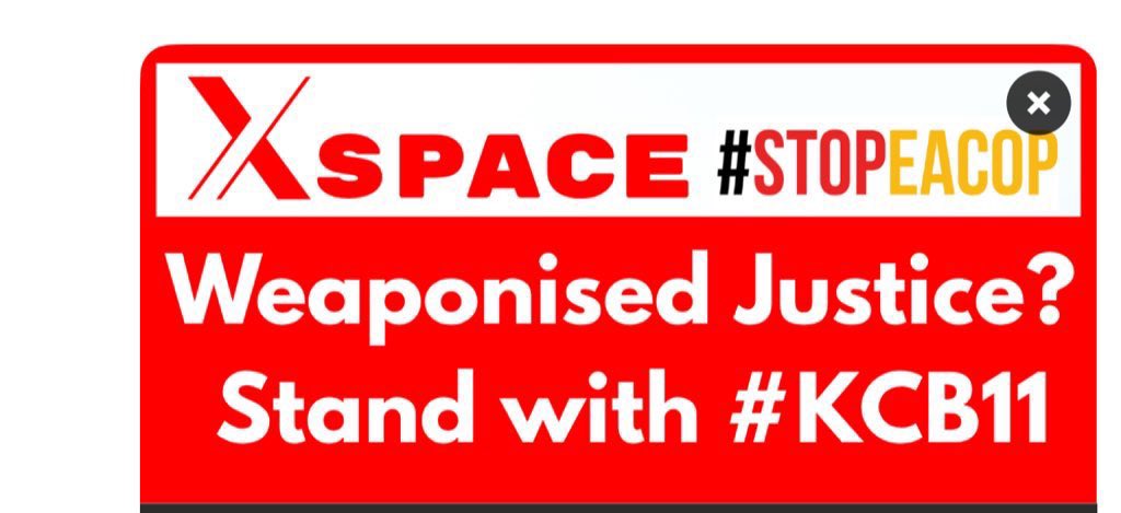 ASIIMWEMAR34811's tweet image. Weaponised justice is not justice!
Join us in standing with the #KCB11 and demanding the release of the detained human rights defenders who have now spent over 2 months in detention. We call for justice, accountability, and the protection of civic space.
