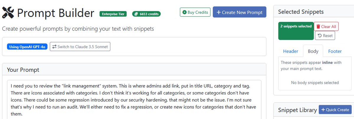 chrisdjepik's tweet image. Why waste time on prompts? Write the basics, and let Vibe Coding Toolbox enhance them for AI coding agents. Better results, less effort. Start free and see the difference!
VibeCodingToolbox.com
#CodingHacks #AIAssisted