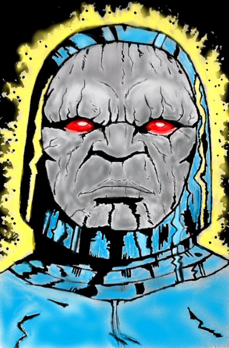 CaptainComic77's tweet photo. I drew this yesterday.
A villain so dark and evil even #Superman fears him.
But we still should love him, because without #Darkseid and his creator #JackKirby we wouldn't have #DarthVader or the mad titan #Thanos
#ArtistOnTwitter #dccomics #drawings #ArtistOnX #drawingonpaper https://t.co/dYwcjiVMnn