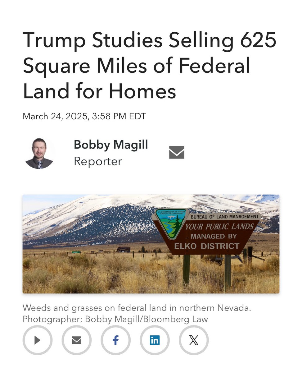400,000 acres of federal public lands on the administrative chopping block

this isn’t just Mike Lee, it’s a multi-pronged effort from the White House on down

news.bloomberglaw.com/environment-an…