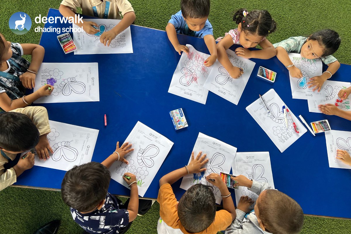 DWDhadingSchool's tweet image. 𝗖𝗼𝗹𝗼𝘂𝗿𝗶𝗻𝗴 𝗖𝗼𝗺𝗽𝗲𝘁𝗶𝘁𝗶𝗼𝗻 

Deerwalk Dhading conducted a colouring competition for preschool students, where the children coloured pictures. 

#dds #deerwalkdhadingschool #colouringcompetition