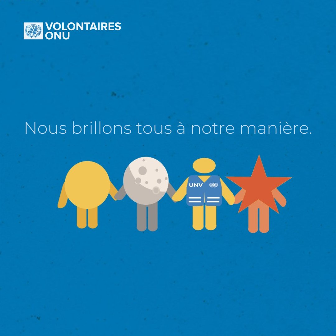 Chaque Volontaire des Nations Unies 🇺🇳 s’engage au quotidien, à sa manière, pour construire un avenir plus juste et solidaire. 
Leur force : agir avec cœur et détermination ❤️💪🏽
Et vous, êtes-vous prêt·e à contribuer et à faire la différence ?
<a href="/UNV_ROWCA/">UNV W&C Africa</a>
<a href="/PNUDGuinee/">PNUD Guinée</a>
#VNUGuinee