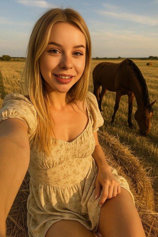 They say country life is boring…
But I’ve seen more sunsets than dates,
and my horse’s loyalty puts most men to shame.
Still… I wouldn’t mind meeting someone who proves me wrong.