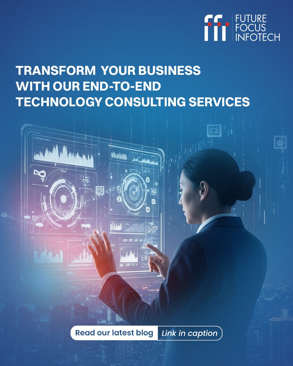 FocusInfotech's tweet photo. Technology is only as powerful as the strategy behind it.
Explore how our end-to-end consulting can reshape your business.
Read the full blog 🔗 https://t.co/qY3rkw5zDt
#FutureFocusInfotech #FFI https://t.co/IiqSdRPQpK