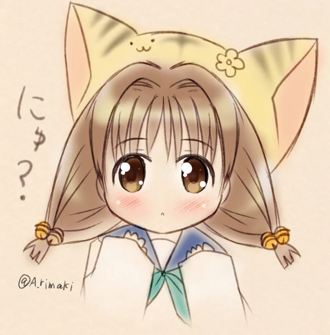 ぷちこちゃん!! #毎日自作絵を載せる 176日目 #デジキャラット #再掲