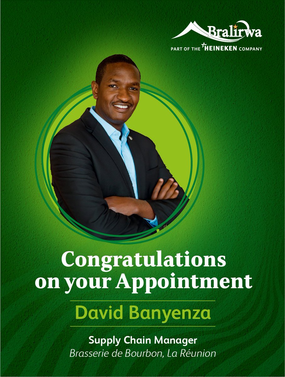 Celebrating Growth, Dedication, and Unlocking Potential at BRALIRWA!
We believe our greatest strength lies in our people's growth and development. David Banyenza’s 12-year journey with BRALIRWA from Electrotechnician to Brewery Manager exemplifies the power of passion,