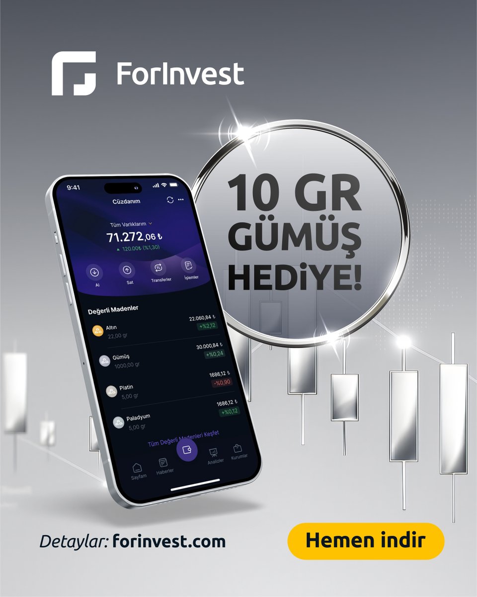 🎉 ForInvest Cüzdan'la 10 Gr. Gümüş Hediye!

📲 ForInvest Cüzdan'a üye ol: app.adjust.com/1p229u0f?campa…
✅ Tek seferde en az 100 gr gümüş veya 1 gr altın al.
🎁 10 Gr. gümüş kazan!

⏳ Son gün 31 Temmuz.

Detaylar: shorturl.at/2xubW