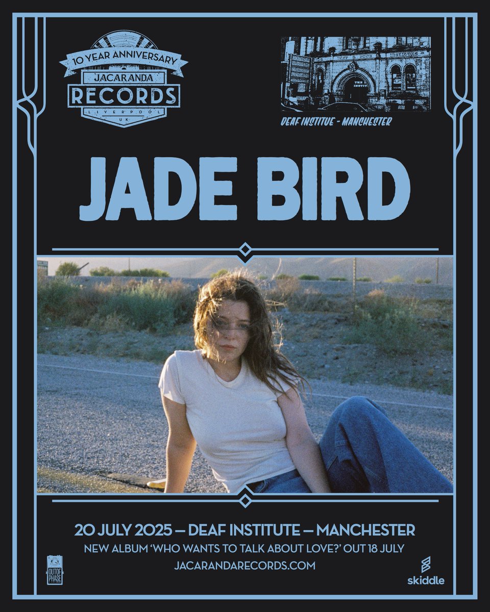 The Deaf Institute (@deafinstitute) on Twitter photo JUST ANNOUNCED
Influenced by many folk and Americana artists Jade Bird will be coming to The Deaf Institute on the 20 July
Tickets are on sale tomorrow at 10am JUST ANNOUNCED
Influenced by many folk and Americana artists Jade Bird will be coming to The Deaf Institute on the 20 July
Tickets are on sale tomorrow at 10am
