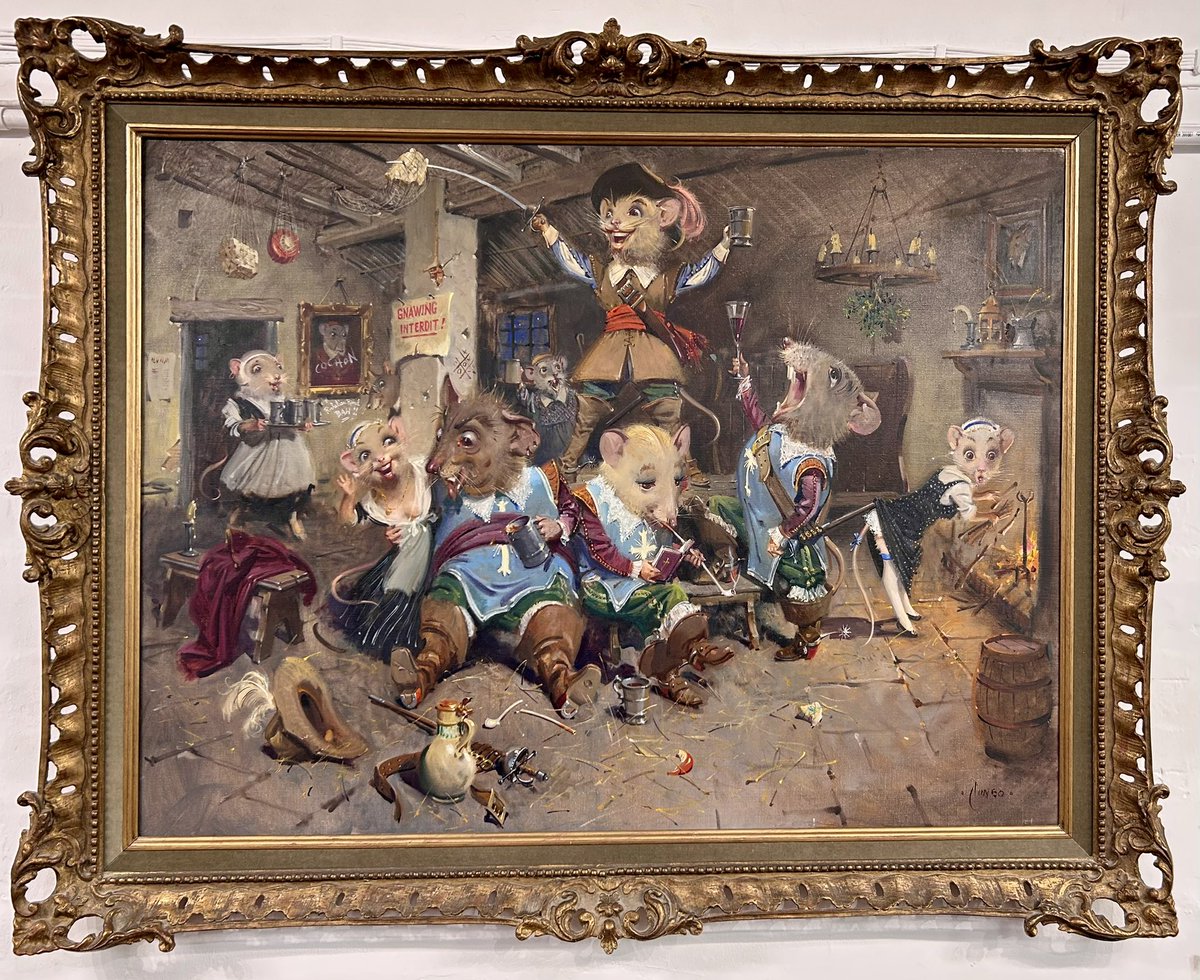 Nick Hall (@nickhallfineart) on Twitter photo Favourite find so far for our July 17/18 auction <a href="/HAFineArt/">Henry Adams Fine Art Auctioneers</a>
Terence Cuneo (1907-1996), ‘D’Artagnan and the three Mouseketeers’, oil on canvas, 76cm x 102cm, Provenance: The Sladmore Gallery, London
henryadamsfineart.co.uk Favourite find so far for our July 17/18 auction <a href="/HAFineArt/">Henry Adams Fine Art Auctioneers</a>
Terence Cuneo (1907-1996), ‘D’Artagnan and the three Mouseketeers’, oil on canvas, 76cm x 102cm, Provenance: The Sladmore Gallery, London
henryadamsfineart.co.uk
