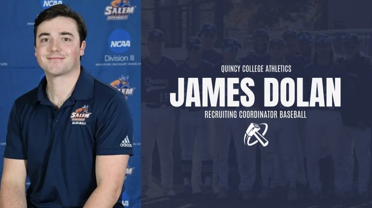 Quincy College Baseball (@quincy_baseball) on Twitter photo We’re excited to add coach <a href="/Dolan2James/">James Dolan</a> to our staff as recruiting coordinator!
Future Granite, let’s talk!
#GraniteGrind ⚒️
<a href="/coachdolan32/">Jimmy Dolan</a> We’re excited to add coach <a href="/Dolan2James/">James Dolan</a> to our staff as recruiting coordinator!
Future Granite, let’s talk!
#GraniteGrind ⚒️
<a href="/coachdolan32/">Jimmy Dolan</a>