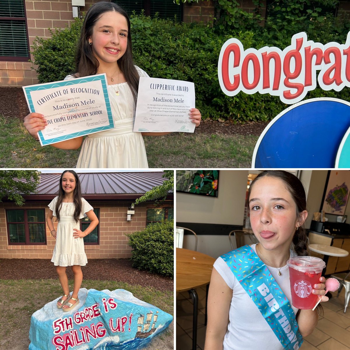 Big 11th Birthday &amp; 5th Grade is in the Books! Middle School here she comes! 
#GirlDad #ProudPapa