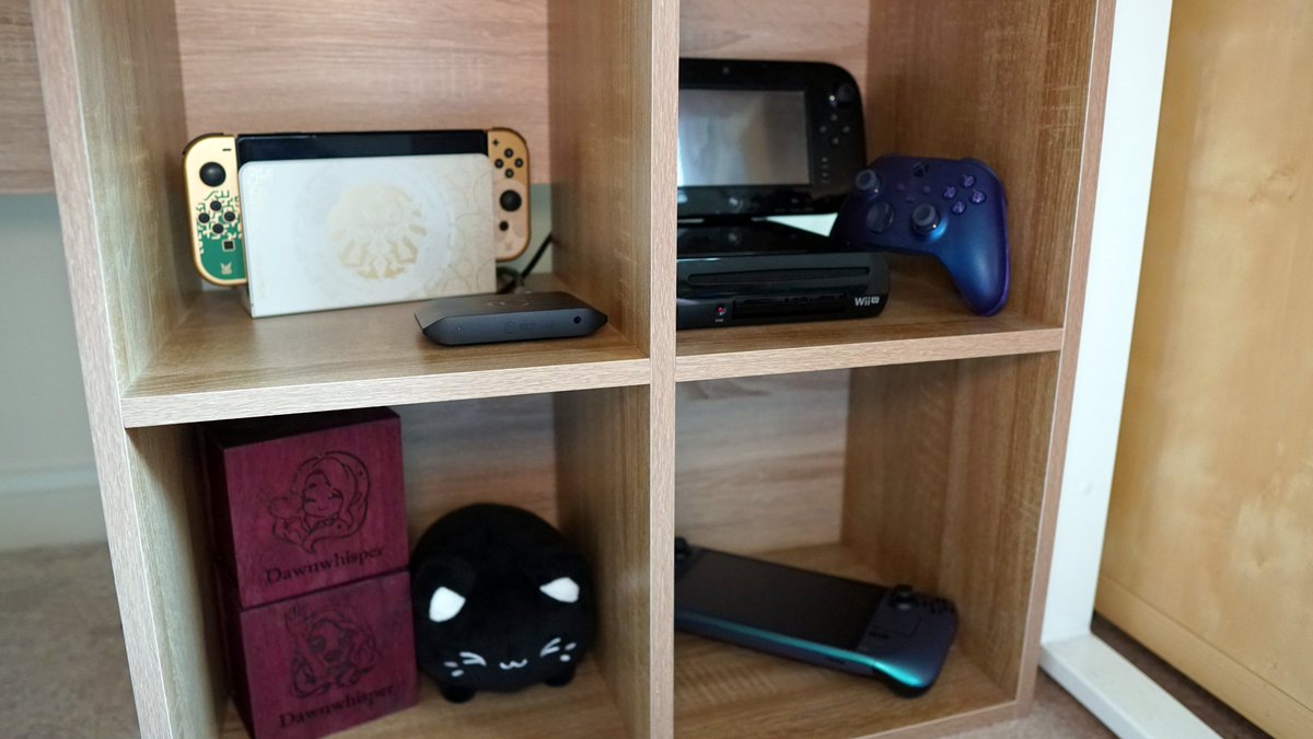 My secret under desk capture nook! Powered by the magic of the <a href="/elgato/">Elgato</a> 4K X 🎮

Just got a Switch 2 and want to stream/record gameplay? This is the way! I've played everything from retro consoles to the newest releases with it.

elgato.sjv.io/dawnwhisper✨Use code DAWNWHISPER for a