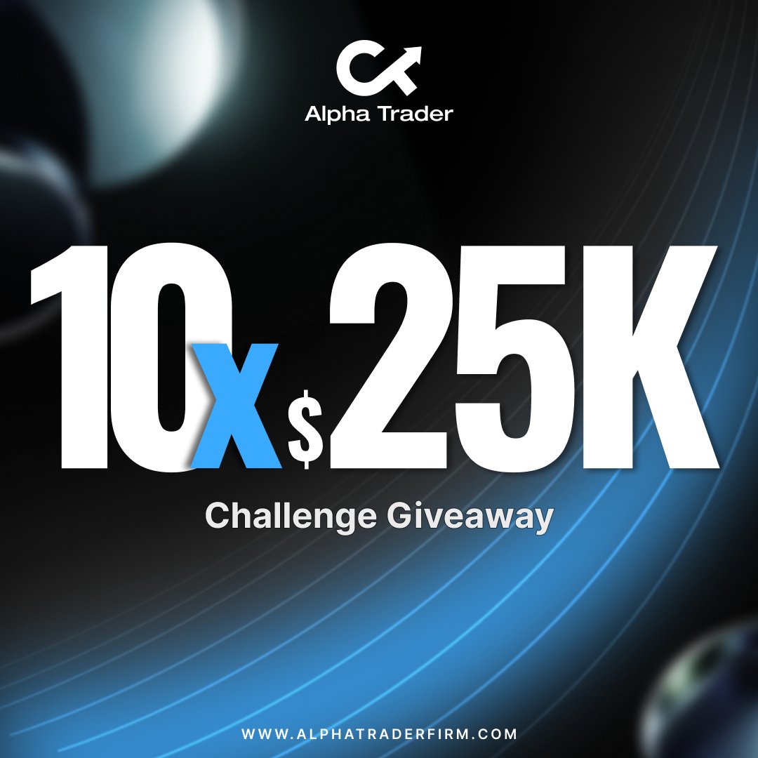 Alpha Trader Firm (@alphatraderfirm) on Twitter photo 10 x $25,000 Funded Challenge Giveaway! 🚀
1️⃣ Follow <a href="/alphatraderfirm/">Alpha Trader Firm</a>
2️⃣ Repost & like
3️⃣ Comment on quoted post "FREE", each comment is a new entry
Winners announced in 3 days 10 x $25,000 Funded Challenge Giveaway! 🚀
1️⃣ Follow <a href="/alphatraderfirm/">Alpha Trader Firm</a>
2️⃣ Repost & like
3️⃣ Comment on quoted post "FREE", each comment is a new entry
Winners announced in 3 days