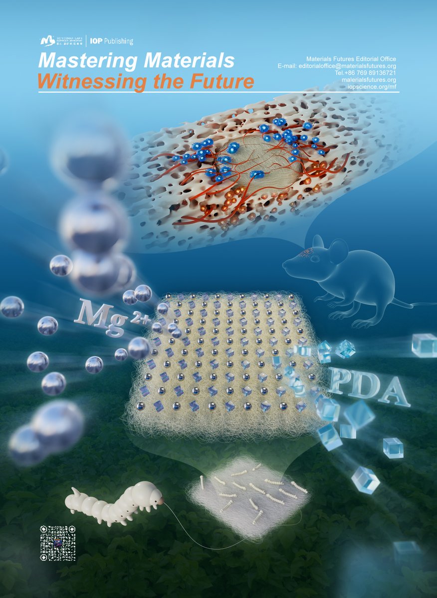 Torsten Brezesinski (@tbrezesinski) on Twitter photo On the back cover of the March 2025 issue of #MaterialsFutures | "Functionalized bio-spinning silk fiber scaffolds containing Mg2+ with osteoimmunomodulatory and osteogenesis abilities..." (Fangyin Dai & coworkers) ➡️ doi.org/10.1088/2752-5….
<a href="/IOPPublishing/">IOP Publishing</a> #OpenAccess On the back cover of the March 2025 issue of #MaterialsFutures | "Functionalized bio-spinning silk fiber scaffolds containing Mg2+ with osteoimmunomodulatory and osteogenesis abilities..." (Fangyin Dai & coworkers) ➡️ doi.org/10.1088/2752-5….
<a href="/IOPPublishing/">IOP Publishing</a> #OpenAccess