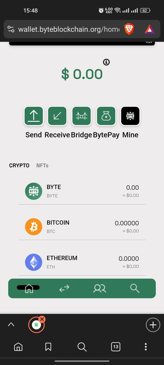 manarmo2019's tweet photo. @ByteBlockchainX Why my wallet is empty I'm mining for 3 months https://t.co/lhNgQJoLeF