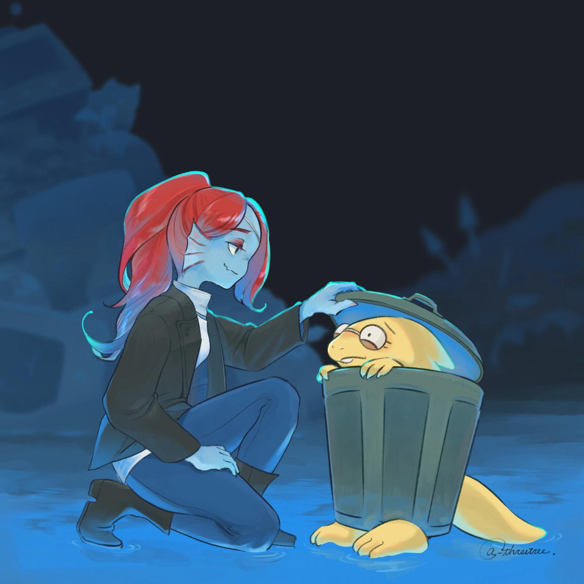 _threetree's tweet photo. アンダインとアルフィー
#undertale https://t.co/Wi4Ey812q2