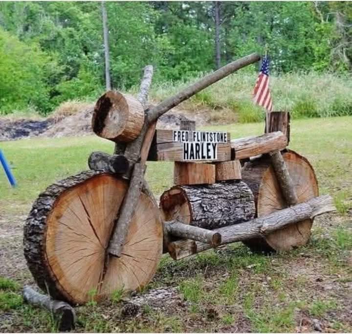 Yabba dabba doo! When the budget is tight but you miss riding.