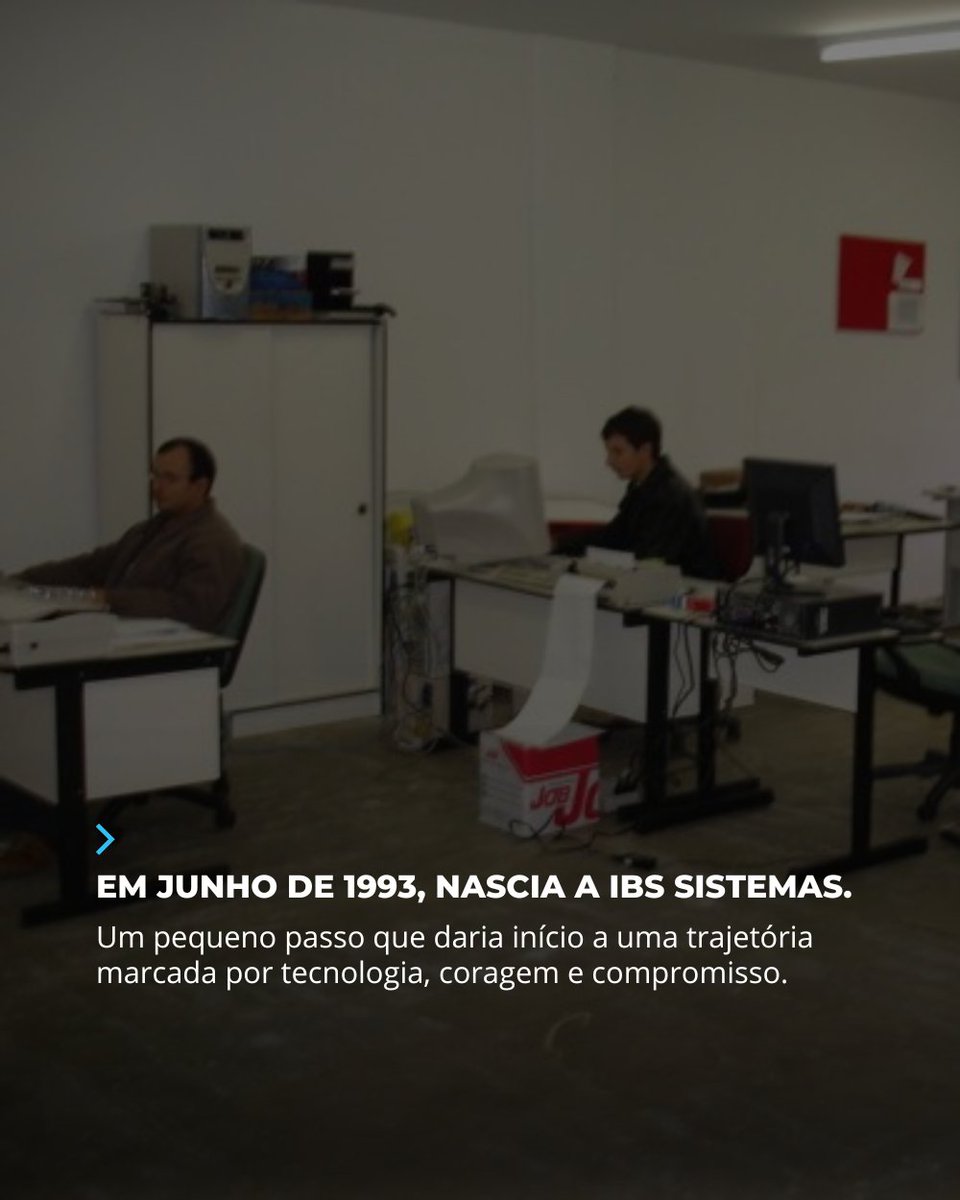 ibssistemas's tweet photo. Em 1993, a IBS nasceu com uma missão: transformar negócios com tecnologia.

32 anos depois, seguimos firmes — inovando e evoluindo.

O futuro? É imprevisível. Mas nossos valores seguem inegociáveis.

A você que faz parte dessa jornada: nosso muito obrigado.

#IBSSistemas https://t.co/eYaHX5QhCq