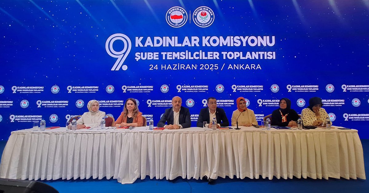 9.⁠ ⁠Kadın Komisyonu Şube Temsilciler Toplantısı’nı “Aile Dostu Politikalar” gündemiyle gerçekleştirdik

Toplantıya, Türkiye genelindeki 144 şubemizden kadın temsilcilerimiz katıldı. Eğitim çalışanlarının refahını ve aile kurumunu destekleyecek nitelikteki talepleri istişare