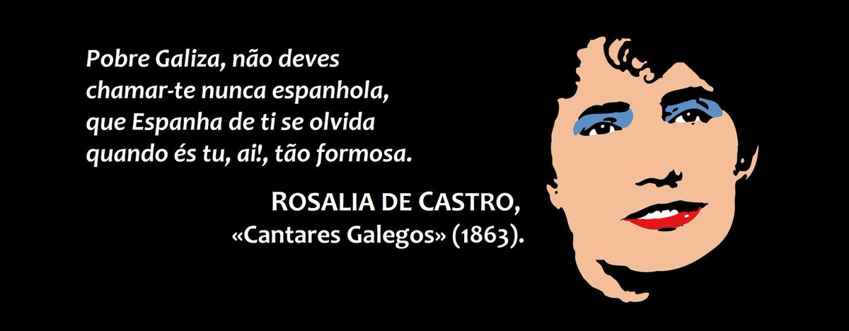 MonchoGallecia's tweet photo. Rosalia en Cantares Galegos a 
Castela: 👇
A mala lei que che teño
Permita Deus, castellanos
Castellanos que aborrezo
Que antes os gallegos morran
Que ir a pedirvos sustento
Pois tan mal corazón tendes
Secos fillos do deserto
Que se amargo pan vos ganan
Dádesllo envolto en veneno https://t.co/Gsmsieo3Rf