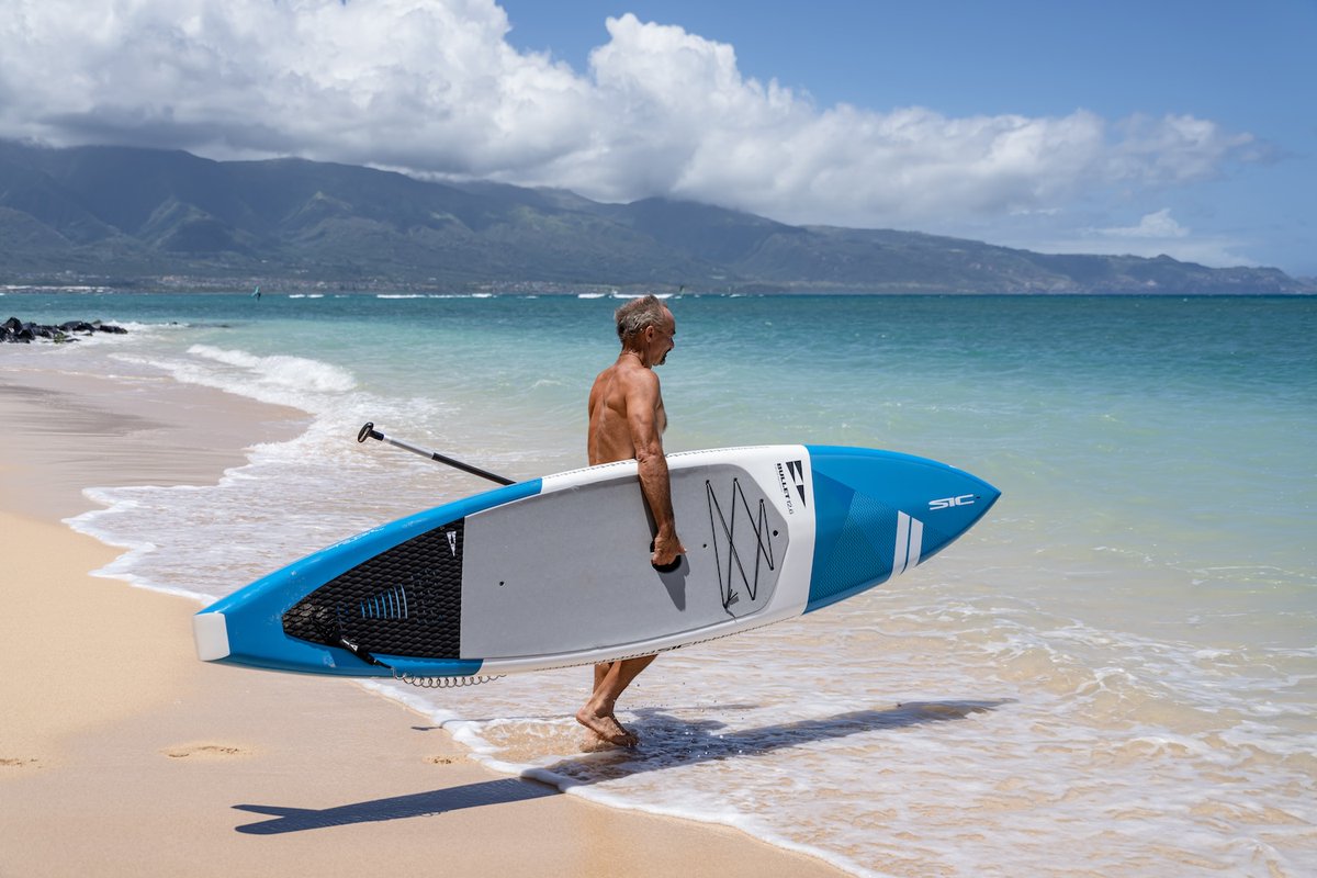 SIC board shaper Mark Raapahorst and his downwind board of choice – the BULLET.

Which is your board of choice?
#SICMaui #sicsuplife #boundbywater