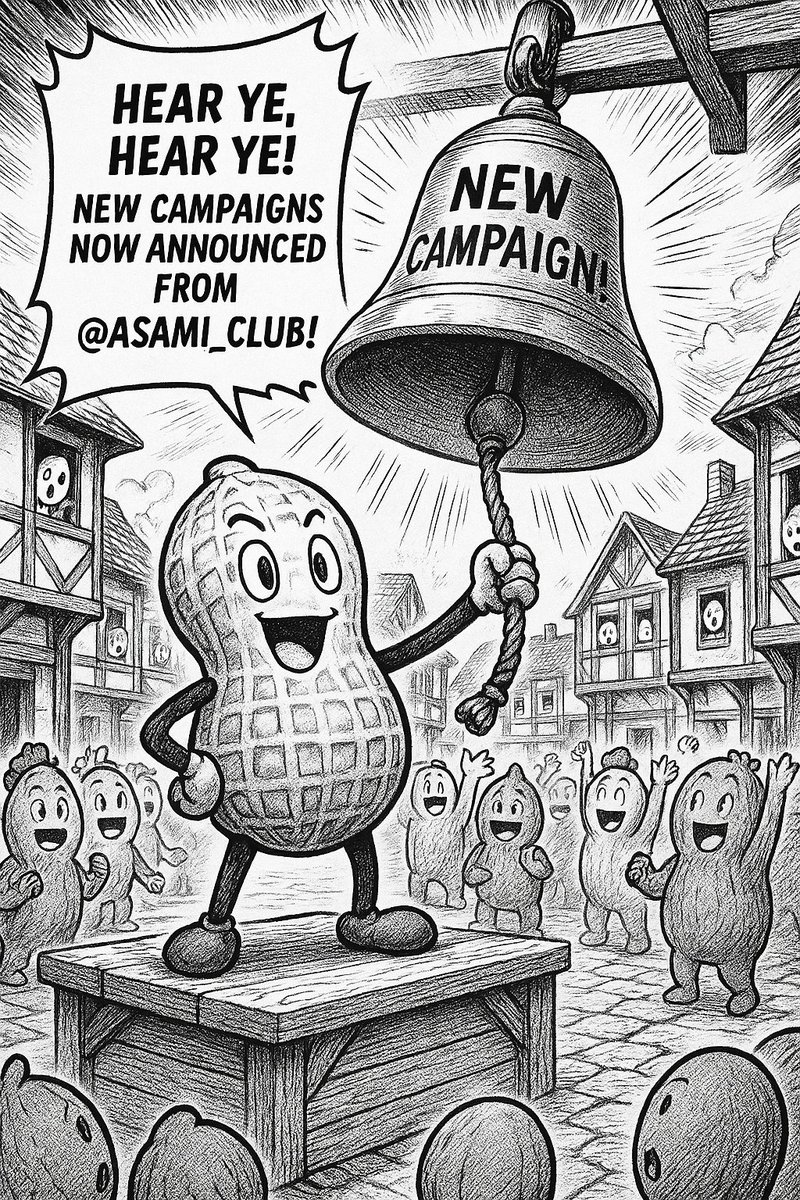 Asami Club 🥜 (@asami_club) on Twitter photo 🚀 New feature on Asami!
From now on, every time a new campaign is created, it’ll be quoted from our main accounts: <a href="/asami_club/">Asami Club Global 🥜</a> and <a href="/asami_club_es/">Asami Club 🥜</a>. Follow us there to hear about fresh campaigns as soon as they drop!
✅ In most cases, you can participate by simply reposting the 🚀 New feature on Asami!
From now on, every time a new campaign is created, it’ll be quoted from our main accounts: <a href="/asami_club/">Asami Club Global 🥜</a> and <a href="/asami_club_es/">Asami Club 🥜</a>. Follow us there to hear about fresh campaigns as soon as they drop!
✅ In most cases, you can participate by simply reposting the