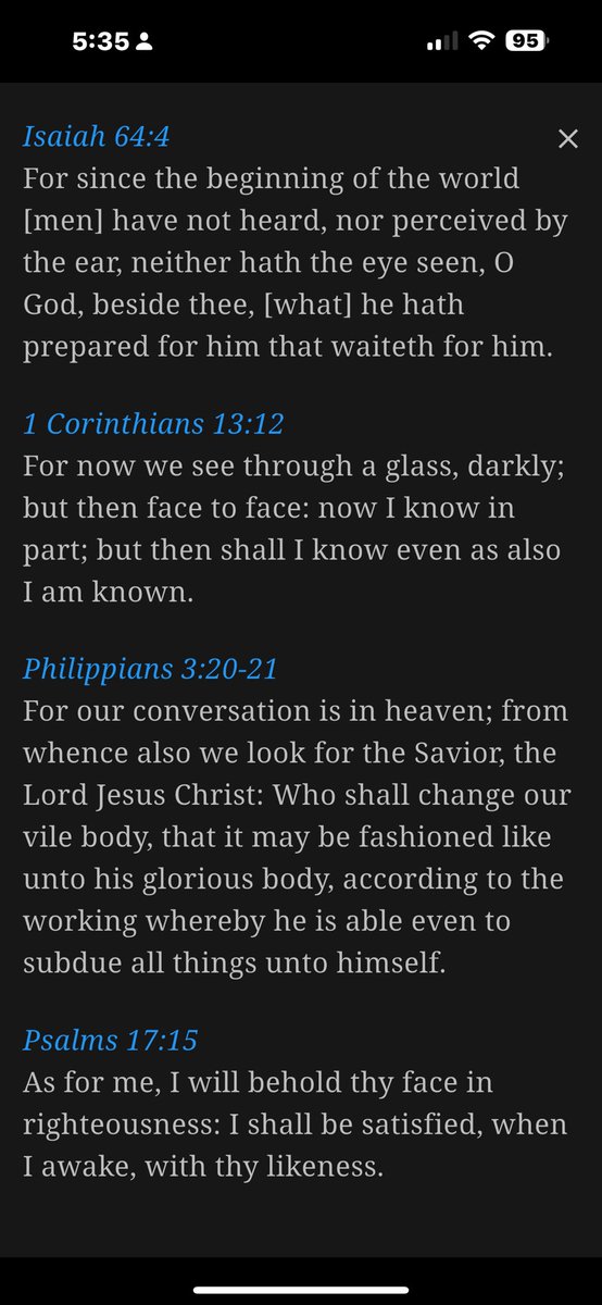 Jeanne Jacobson (@jchristinej) on Twitter photo <a href="/CheriN4Christ/">Cheri NβοΈπΊπΈ</a> When he shall appear, we shall be like him; for we shall see him as he is. - 1 John 3:2ππ»ππ»βοΈππ»ππ»π <a href="/CheriN4Christ/">Cheri NβοΈπΊπΈ</a> When he shall appear, we shall be like him; for we shall see him as he is. - 1 John 3:2ππ»ππ»βοΈππ»ππ»π
