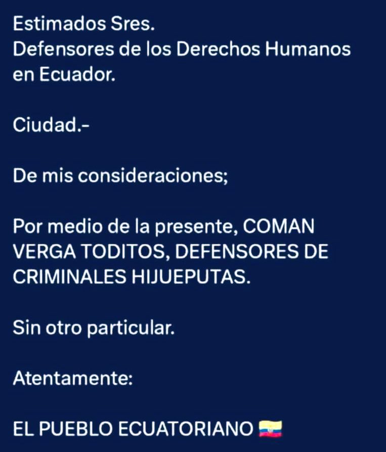 Estimados <a href="/unicefecuador/">UNICEF Ecuador</a>