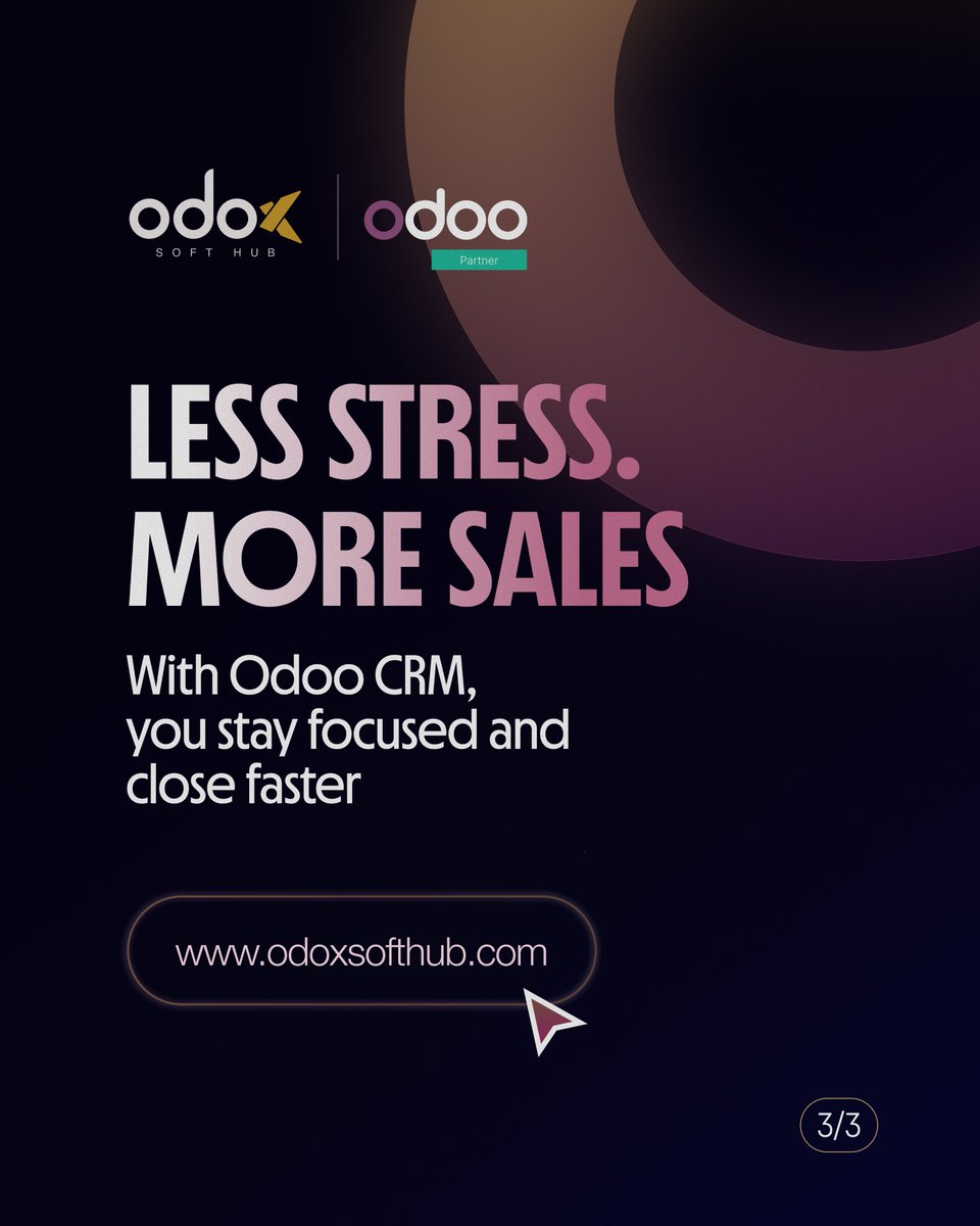 Odoxsofthub's tweet photo. Still using spreadsheets for leads?

Missed follow-ups = missed deals.

Ask yourself:

✔️ Can you quote in seconds?
✔️ Are you prioritizing correctly?

📌 Stop guessing.
📧 info@odoxsofthub.com
📞 +91 7736140050
🌐 https://t.co/Mz5noMfozX

#OdooCRM #SalesGrowth #CRM https://t.co/kS0XP9ra2o