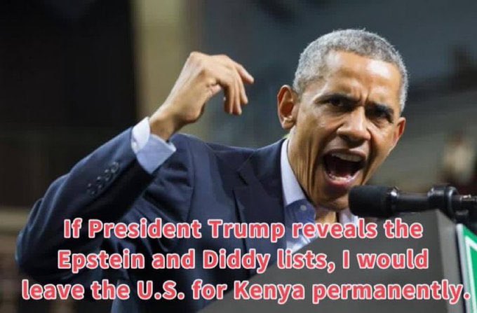 Barack Obama declares that he would leave the U.S. for Kenya permanently and never come back.

What is your response?