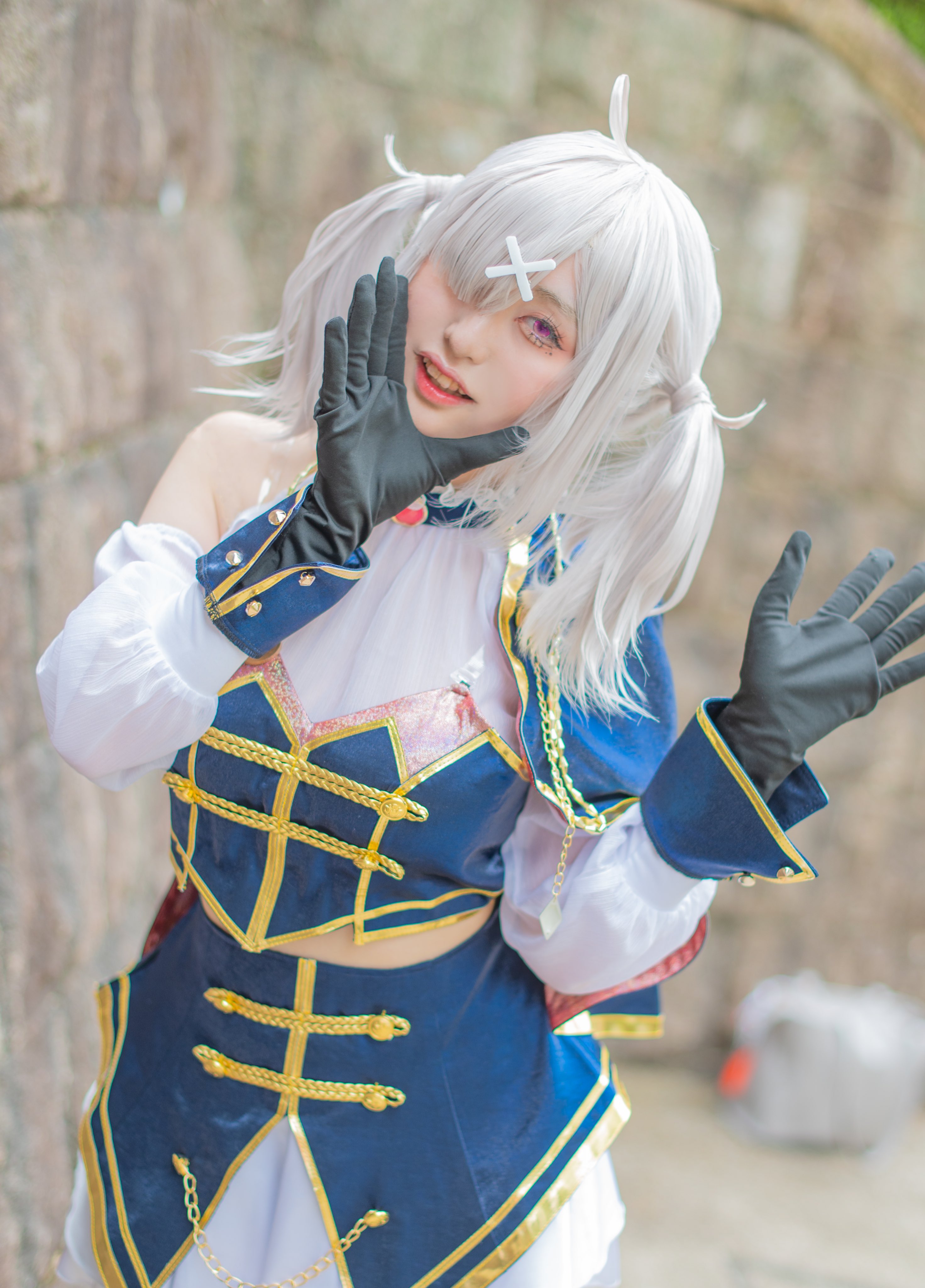 Amazon.co.jp: [ETER] qiqincosplay 鳴潮 スカー 傷痕 Scar