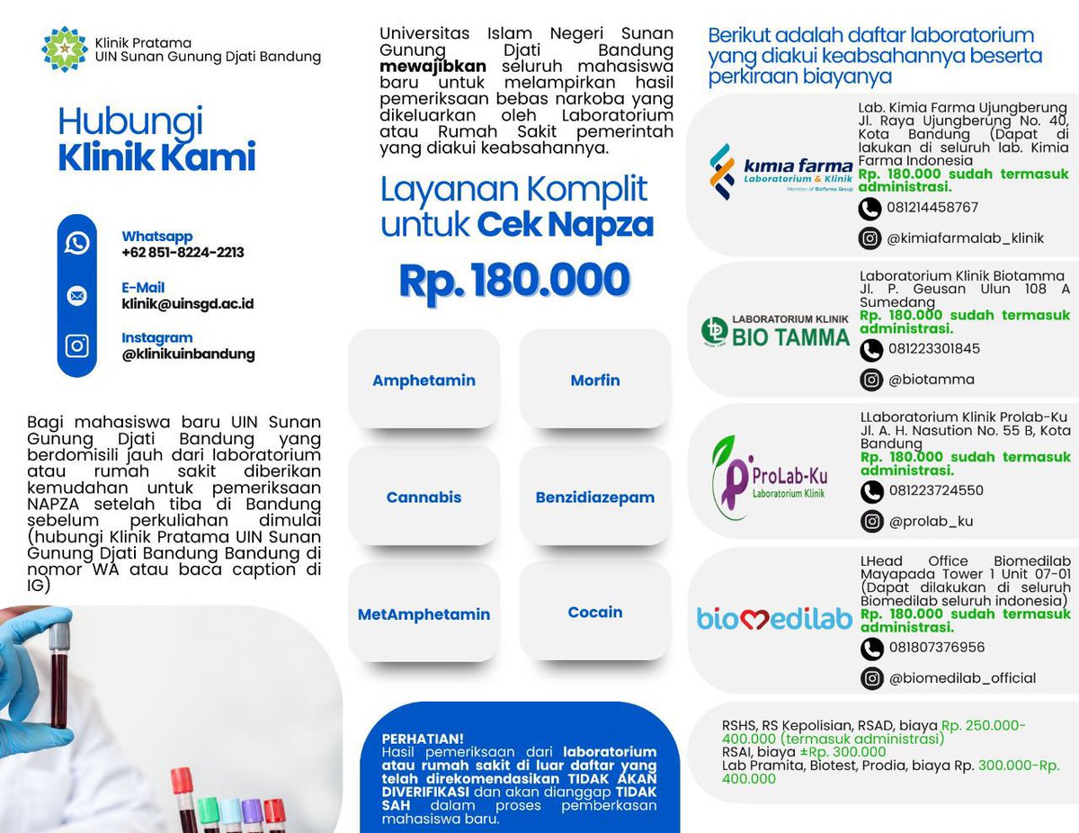koboi_mancing's tweet photo. @pikiran_rakyat min punteun.  UIN SGD Bandung mewajibkan mahasiswa 2025 membuat SKCK dan surat bebas narkoba, klinik dan harganya ditentukan pihak kampus. Ini mau masuk PNS? Asa di kampus lain aweuh. Sudah UKT nya paling mahal. Loba pemberkasan naon wae?  Bisnis teroooz https://t.co/RgQ2Lna1yR