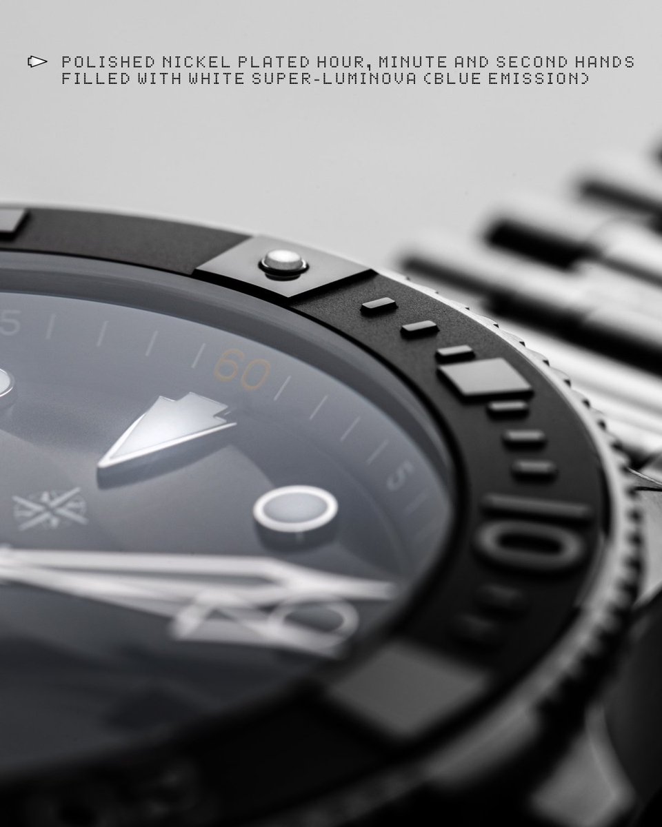 The new Supermarine 500M: Offshore adrenaline meets shoreline vibes 🌊

Featuring a 3D wave dial inspired by the movement of the ocean, 904L steel case, black ceramic dive bezel, and a 56-hour power reserve.

Discover the collection: bremont.com/collections/su…
#TakeitFurther