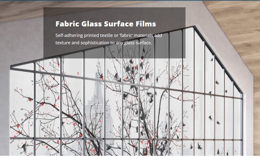 CoolVuSolutions's tweet photo. Textile on Glass: The Next Big Thing in Window Treatments 
#CoolVu’s textile films are revolutionizing custom window treatments! Combining the elegance of traditional window decor with the simplicity of applied specialty films.
#WindowFilms #CustomPrint #GlassDecor https://t.co/Ij2la4XjdH